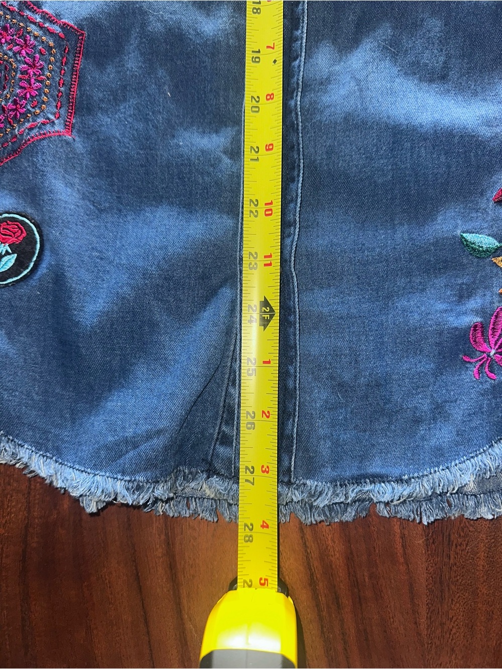 Spell Blue Denim Shirt Jacket Flower child - Picture 15 of 16